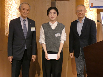 米山奨学生、金秀彬(キムスビン)さん