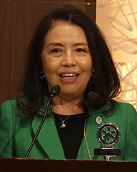 パストガバナー、地区研修リーダー　服部　陽子様